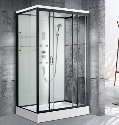 G5 透明玻璃长方形整体淋浴房