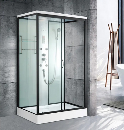 G4 透明玻璃长方形整体淋浴房