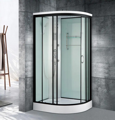 G2 透明玻璃L形整体淋浴房