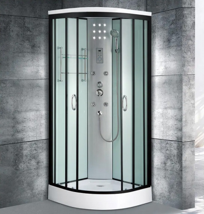 G1 透明玻璃扇形整体淋浴房