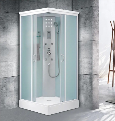 G6 Semi transparent glass square integral shower room