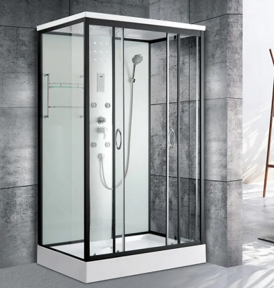 G5 Transparent glass rectangular integral shower room